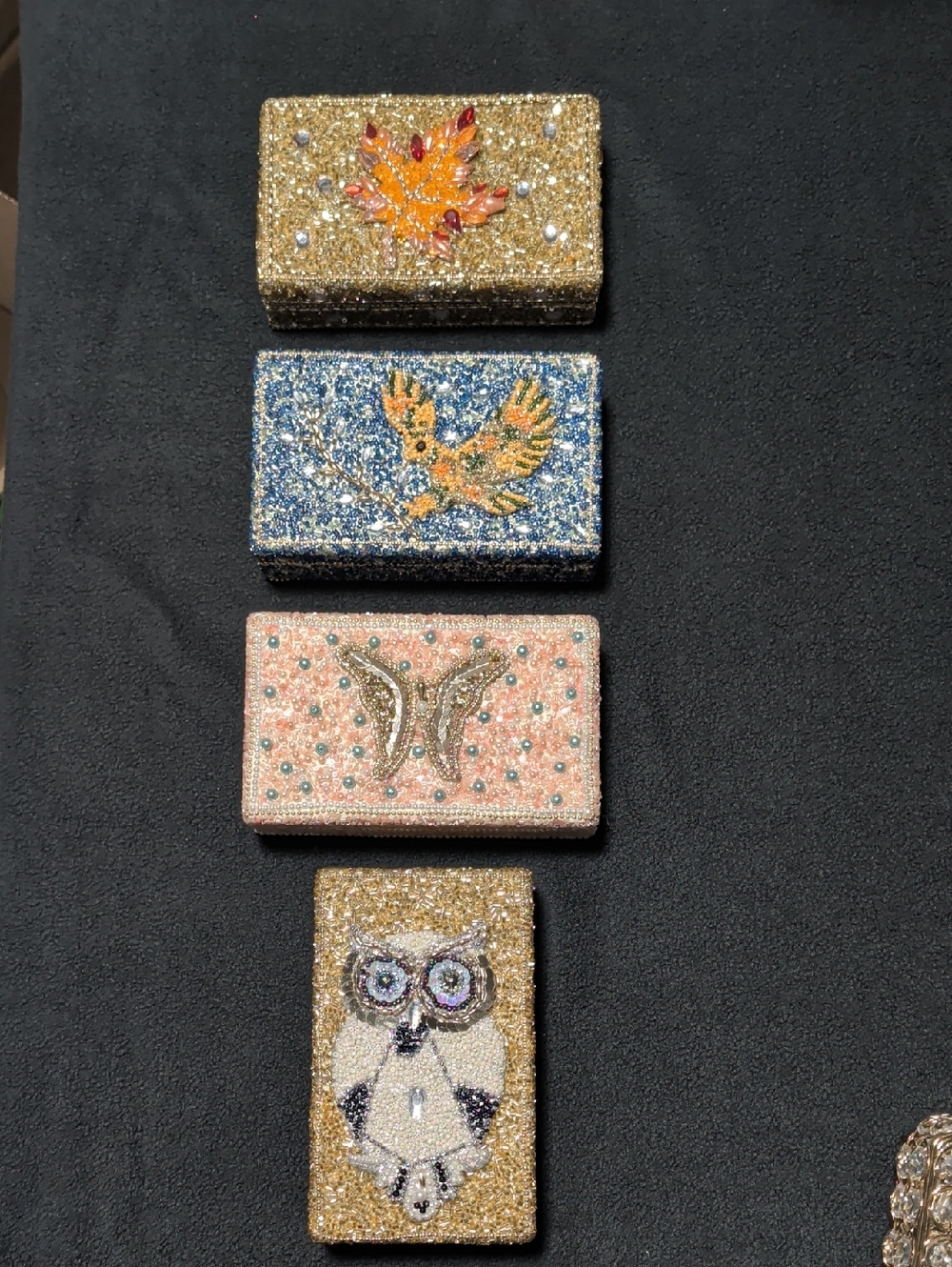 Beaded Trinket Boxes - Choose 2